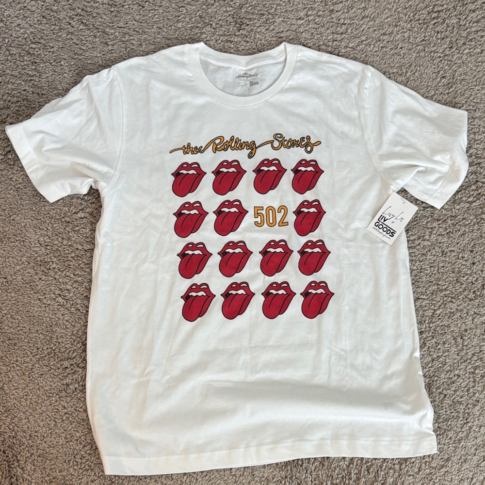 NWT The Rolling Stones White Tee